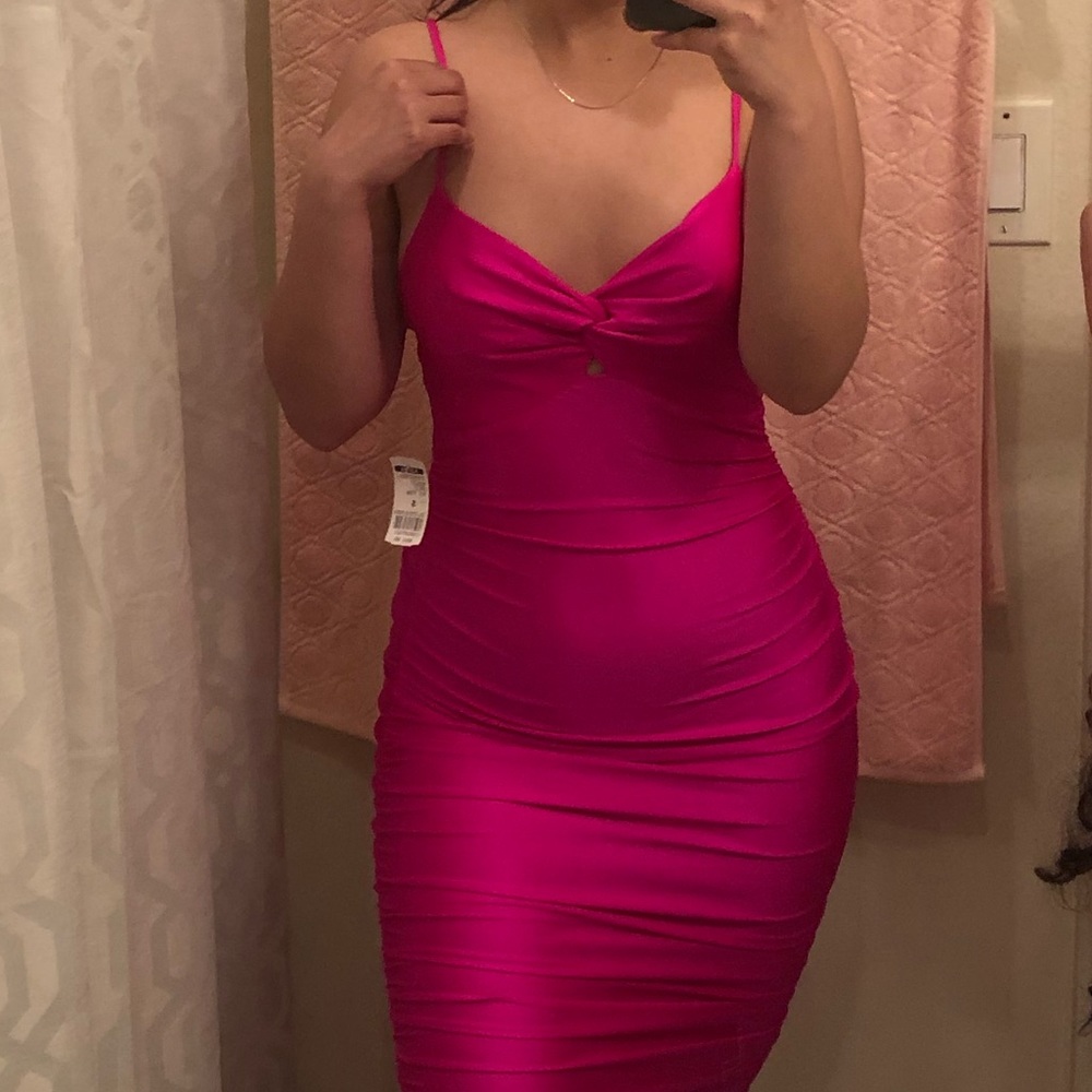 NEON PINK DRESS